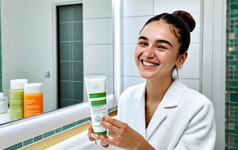 비건 화장품으로 만드는 자연주의 뷰티 - Vegan Skincare Routine**

"A young Turkish woman with clear skin, smiling as she applies vegan moist...